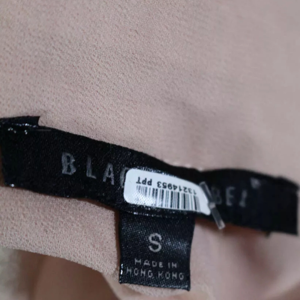 BLAQUE L PINK SHEER SLEEVELESS PLEATED SHIRT DRESS - Picture 4 of 4